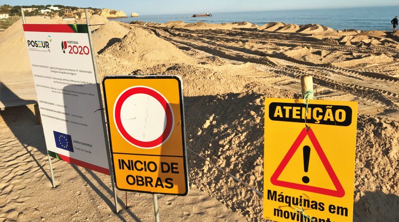 Dünenarbeiten im Algarve-Ort Alvor für den Sommer gestoppt